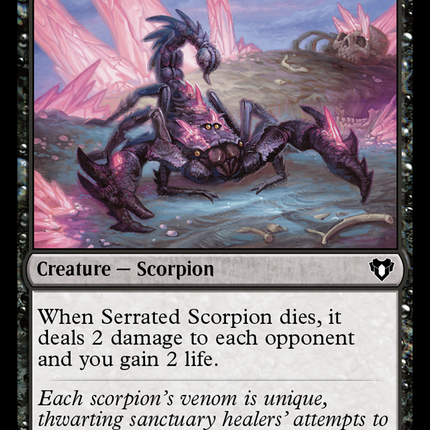 Serrated Scorpion [Commander Masters]