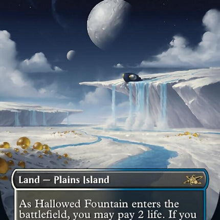 Hallowed Fountain (Borderless) (Galaxy Foil) [Unfinity]