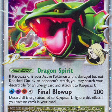 Rayquaza C LV.X (DP47) [Diamond & Pearl: Black Star Promos]