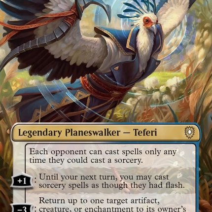 Teferi, Time Raveler (Borderless) [Bloomburrow Commander]