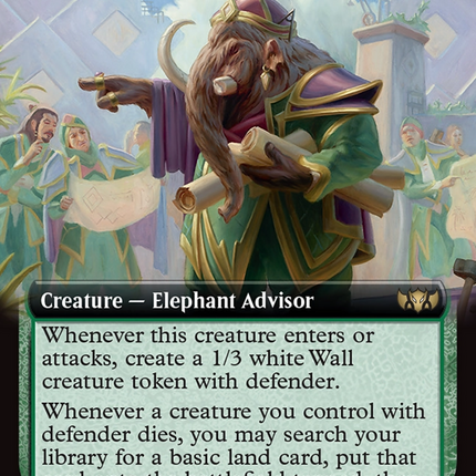 Rampart Architect (Extended Art) [Tarkir: Dragonstorm Commander]