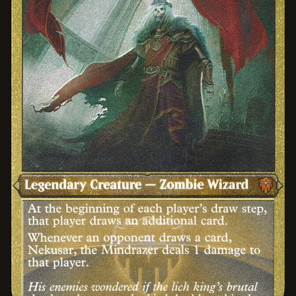 Nekusar, the Mindrazer (Etched) [Commander Legends]