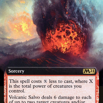Volcanic Salvo (Extended Art) [Core Set 2021]