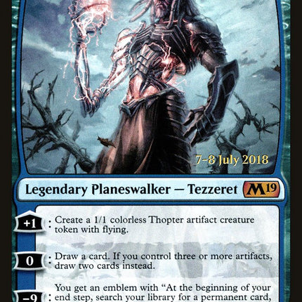 Tezzeret, Artifice Master [Core Set 2019 Prerelease Promos]