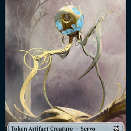 Servo // Zombie Double-Sided Token [Dungeons & Dragons: Adventures in the Forgotten Realms Commander Tokens]