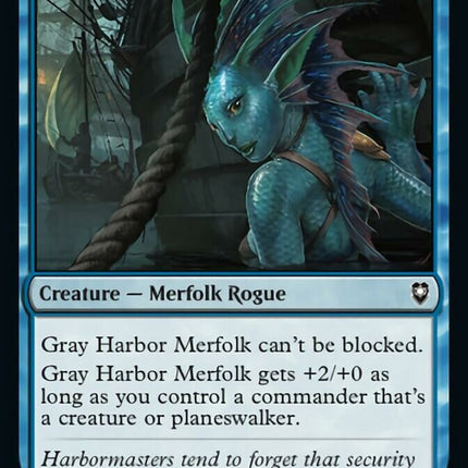 Gray Harbor Merfolk [Commander Legends: Battle for Baldur's Gate]