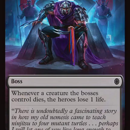 Shredder, Foot Clan Overlord [Teenage Mutant Ninja Turtles Commander Tokens]
