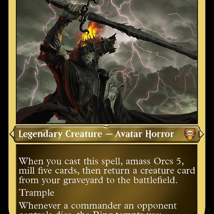 Sauron, Lord of the Rings (Display Commander) [The Lord of the Rings: Tales of Middle-Earth Commander]