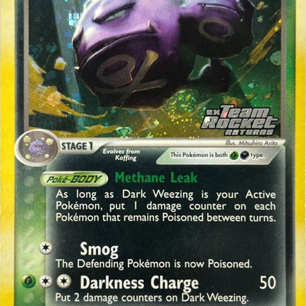Dark Weezing (42/109) (Stamped) [EX: Team Rocket Returns]
