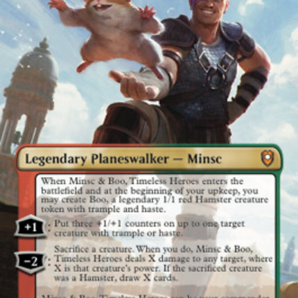 Minsc & Boo, Timeless Heroes (Borderless) [Commander Legends: Battle for Baldur's Gate]