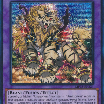 Amazoness Pet Liger King [MP23-EN224] Prismatic Secret Rare