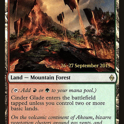 Cinder Glade [Battle for Zendikar Prerelease Promos]