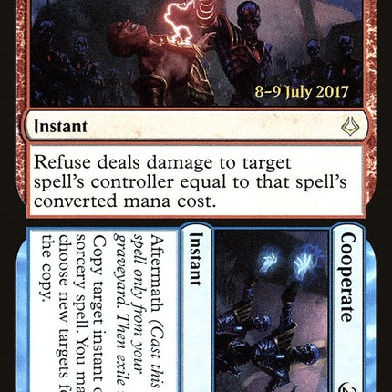 Refuse // Cooperate [Hour of Devastation Prerelease Promos]