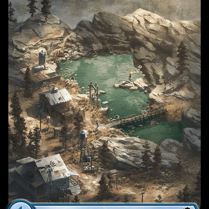 Island (0848) (Surge Foil) [Fallout]