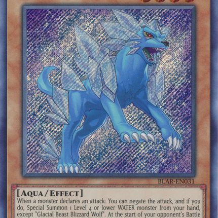 Glacial Beast Blizzard Wolf [BLAR-EN031] Secret Rare