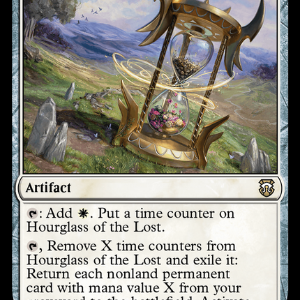 Hourglass of the Lost (Ripple Foil) [Modern Horizons 3 Commander]