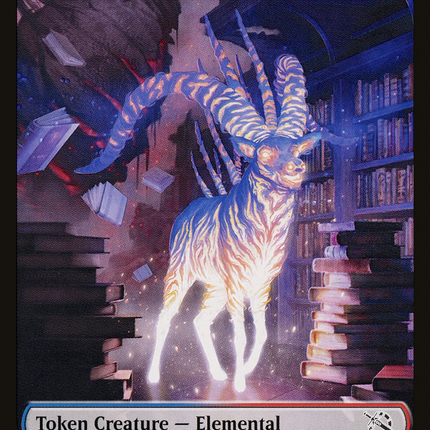 Elemental (09) // Spirit (13) Double-Sided Token [March of the Machine Tokens]