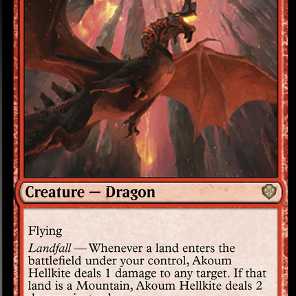 Akoum Hellkite [Starter Commander Decks]