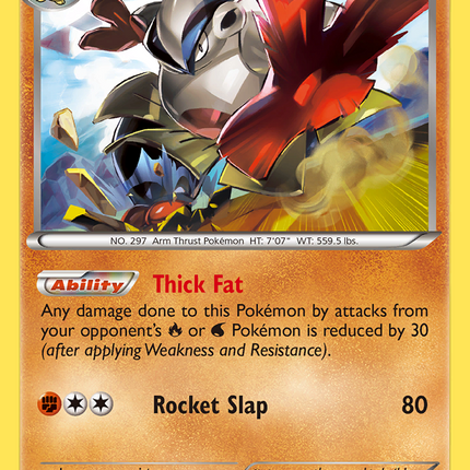 Hariyama (52/111) [XY: Furious Fists]