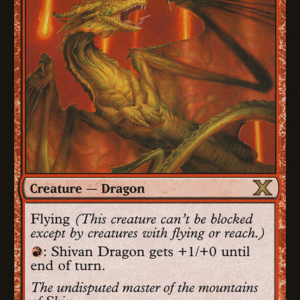 Shivan Dragon [Tenth Edition]