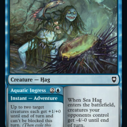 Sea Hag // Aquatic Ingress [Commander Legends: Battle for Baldur's Gate]