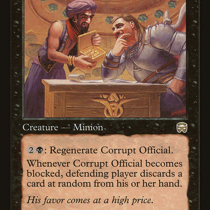 Corrupt Official [Mercadian Masques]