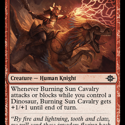 Burning Sun Cavalry [The Lost Caverns of Ixalan]