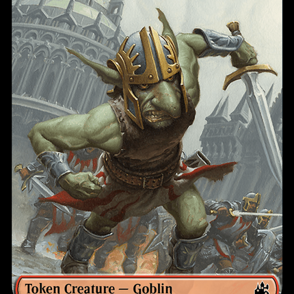 Goblin (0008) // Zombie Double-Sided Token [Ravnica Remastered Tokens]
