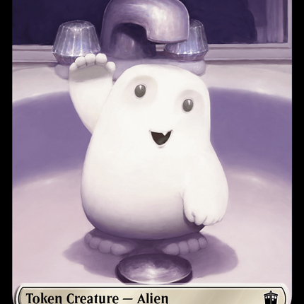 Alien // Alien Salamander Double-Sided Token [Doctor Who Tokens]