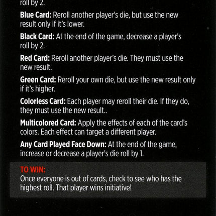 Roll for Initiative (Magic Minigame) [Dungeons & Dragons: Adventures in the Forgotten Realms Minigame]