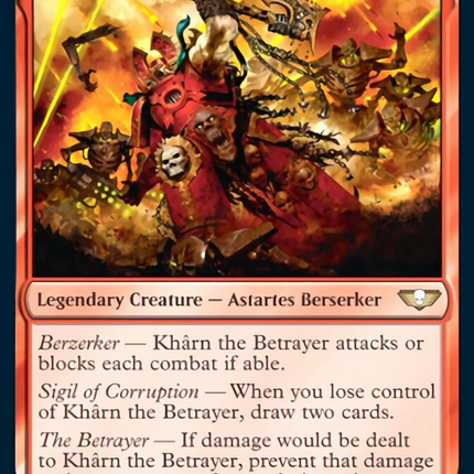 Kharn the Betrayer (Surge Foil) [Warhammer 40,000]