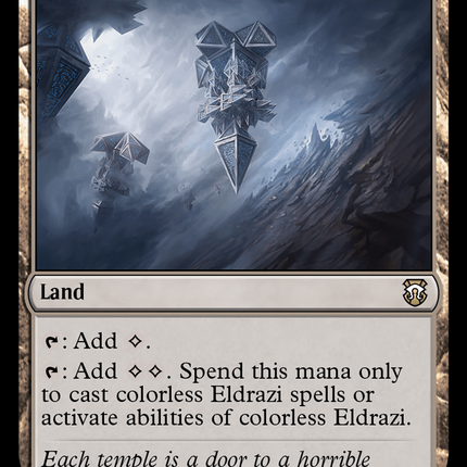 Eldrazi Temple (Ripple Foil) [Modern Horizons 3 Commander]