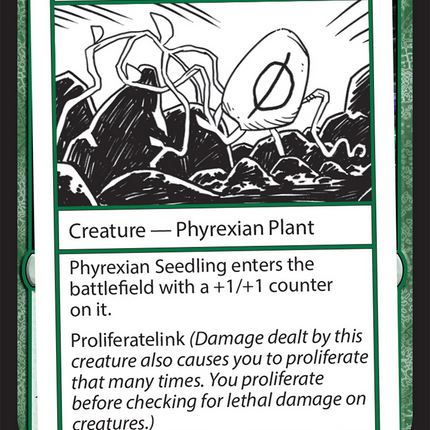 Phyrexian Seedling [Mystery Booster 2 Playtest Cards]
