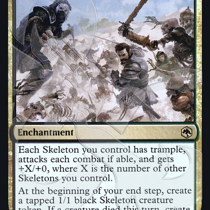 Skeletal Swarming (Ampersand Promo) [Dungeons & Dragons: Adventures in the Forgotten Realms Promos]