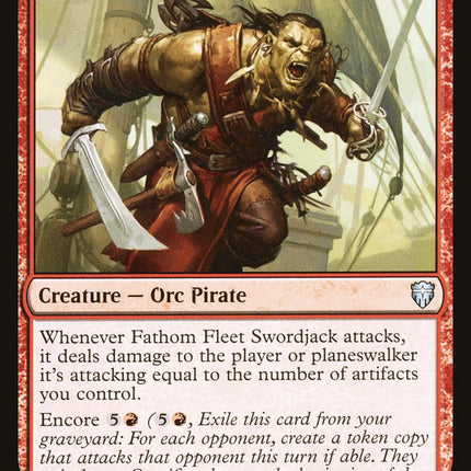 Fathom Fleet Swordjack [Commander Legends]