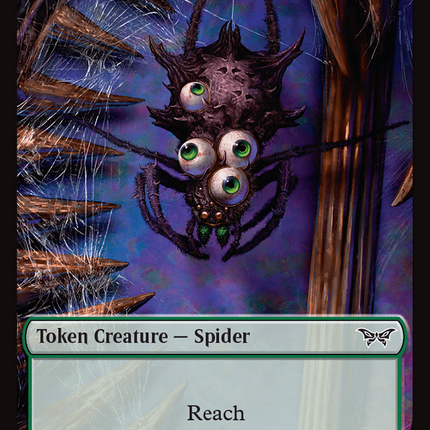 Toy // Spider Double-Sided Token [Duskmourn: House of Horror Tokens]