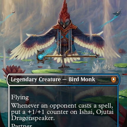 Ishai, Ojutai Dragonspeaker (Borderless) [Bloomburrow Commander]