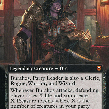 Burakos, Party Leader (Extended Art) [Commander Legends: Battle for Baldur's Gate]