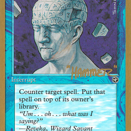 Memory Lapse (Runes) (Shawn "Hammer" Regnier) (SB) [Pro Tour Collector Set]
