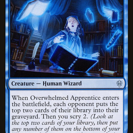 Overwhelmed Apprentice [Throne of Eldraine]
