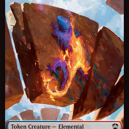 Elemental (0021) // Phyrexian Myr Double-Sided Token [Secrets of Strixhaven Commander Tokens]
