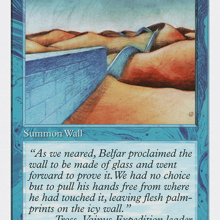 Glacial Wall [Fifth Edition]