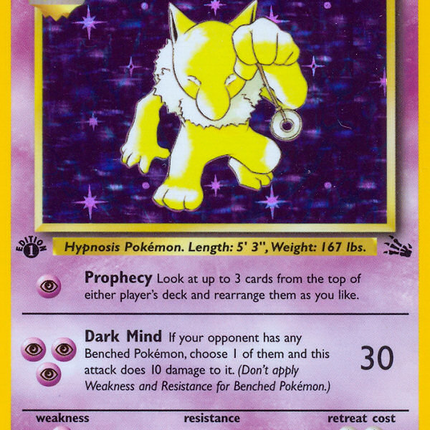 Hypno (8/62) [Fossil 1st Edition]