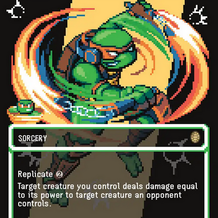 Super Combo (Borderless) (Surge Foil) [Teenage Mutant Ninja Turtles Commander]