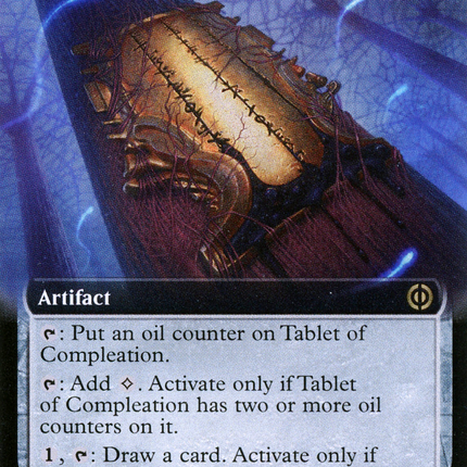 Tablet of Compleation (Extended Art) [Phyrexia: All Will Be One]