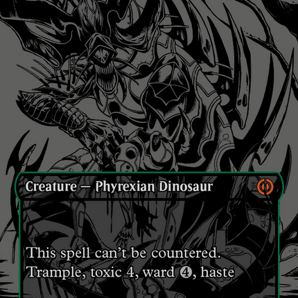 Tyrranax Rex (Oil Slick Raised Foil) [Phyrexia: All Will Be One]