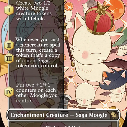 Summon: Good King Mog XII (Borderless) [FINAL FANTASY Commander]
