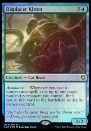 Displacer Kitten [Commander Legends: Battle for Baldur's Gate Prerelease Promos]