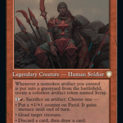 Farid, Enterprising Salvager (Retro) [The Brothers' War Commander]