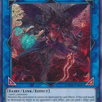 Cherubini, Ebon Angel of the Burning Abyss [DANE-EN095] Secret Rare